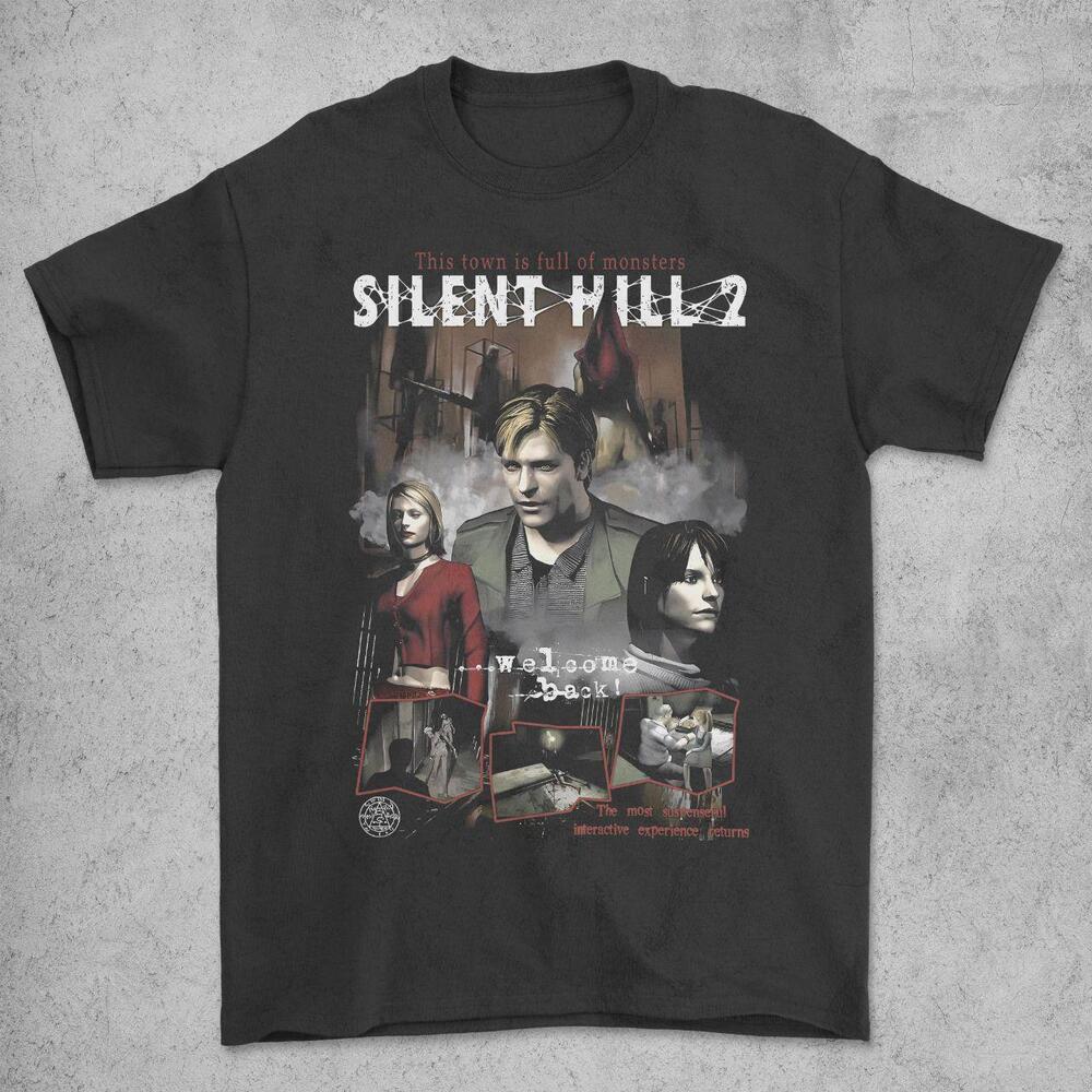 Style This Town Is Full Of Monsters Silent Hill 2 Welcome Back T-Shirt